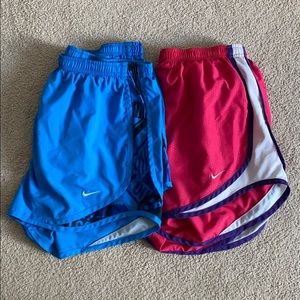 Lot of women’s medium Nike running shorts